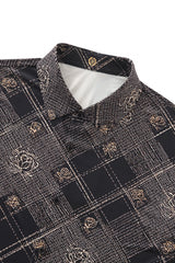 Seamless Rose Plaid Shirt – El Baron ESSPRESSO