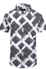 Mono Grid SS Shirt WHITE