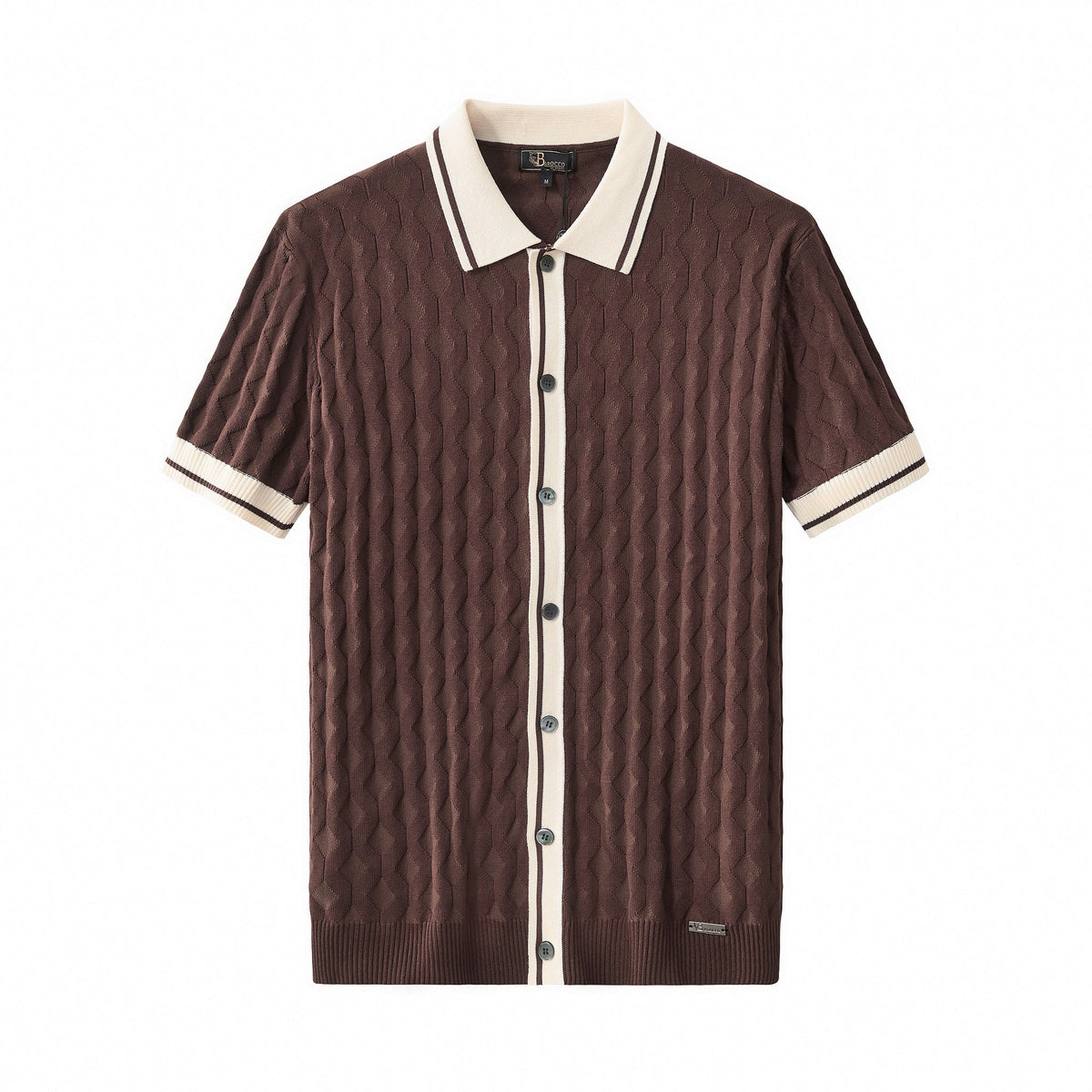 Verona Knit SS Shirt MOCHA