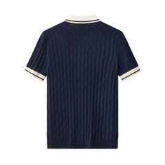 Verona Knit SS Shirt NAVY