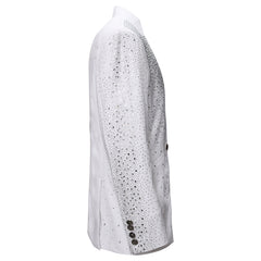 Jewel Elegance Blazer WHITE/SILVER