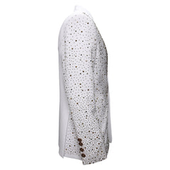 Culture Couture Embellished Blazer – Red Carpet Edition WHITE/GOLD