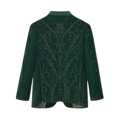 Valent Velvet Blazer GREEN