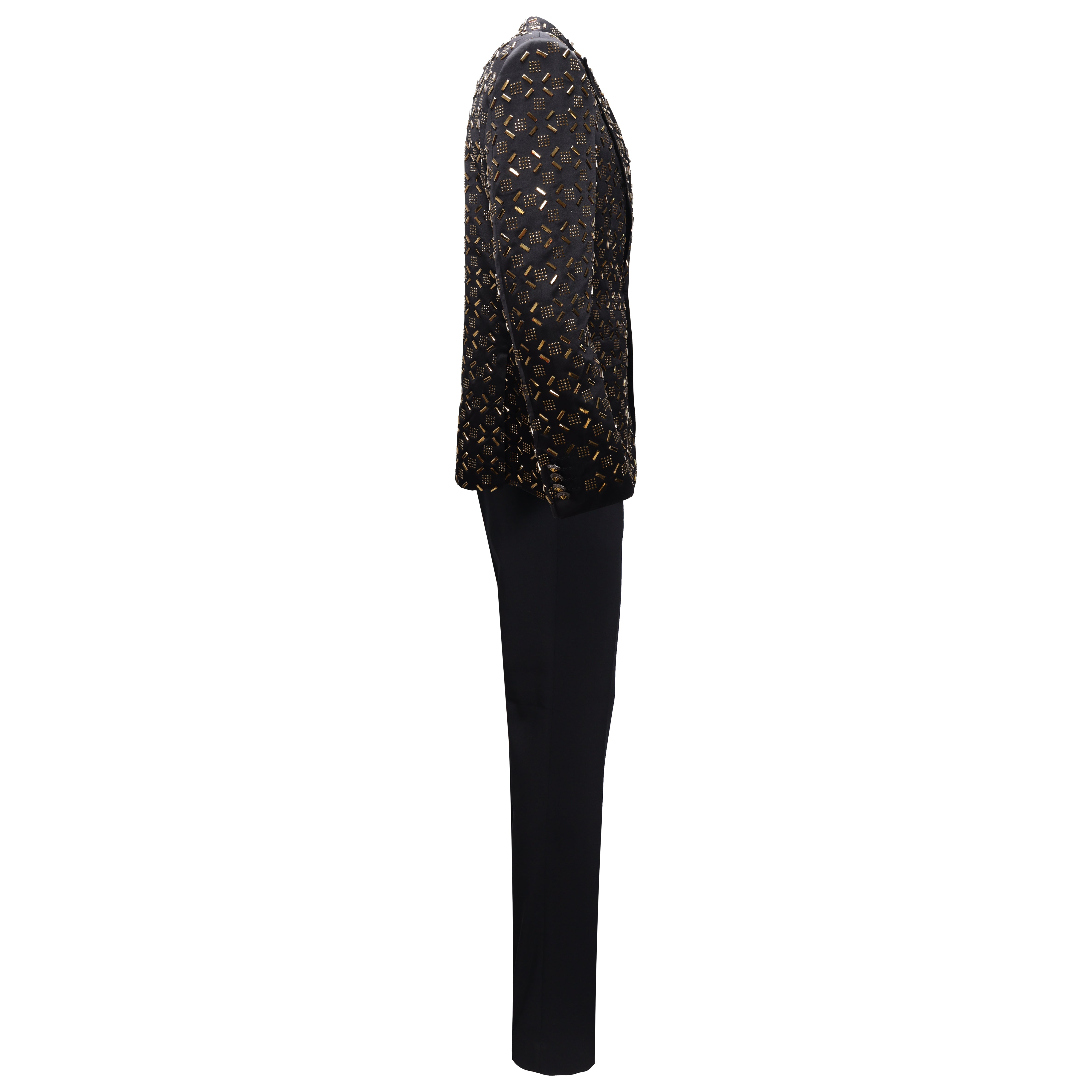 Golden Edge suit BLACK/GOLD