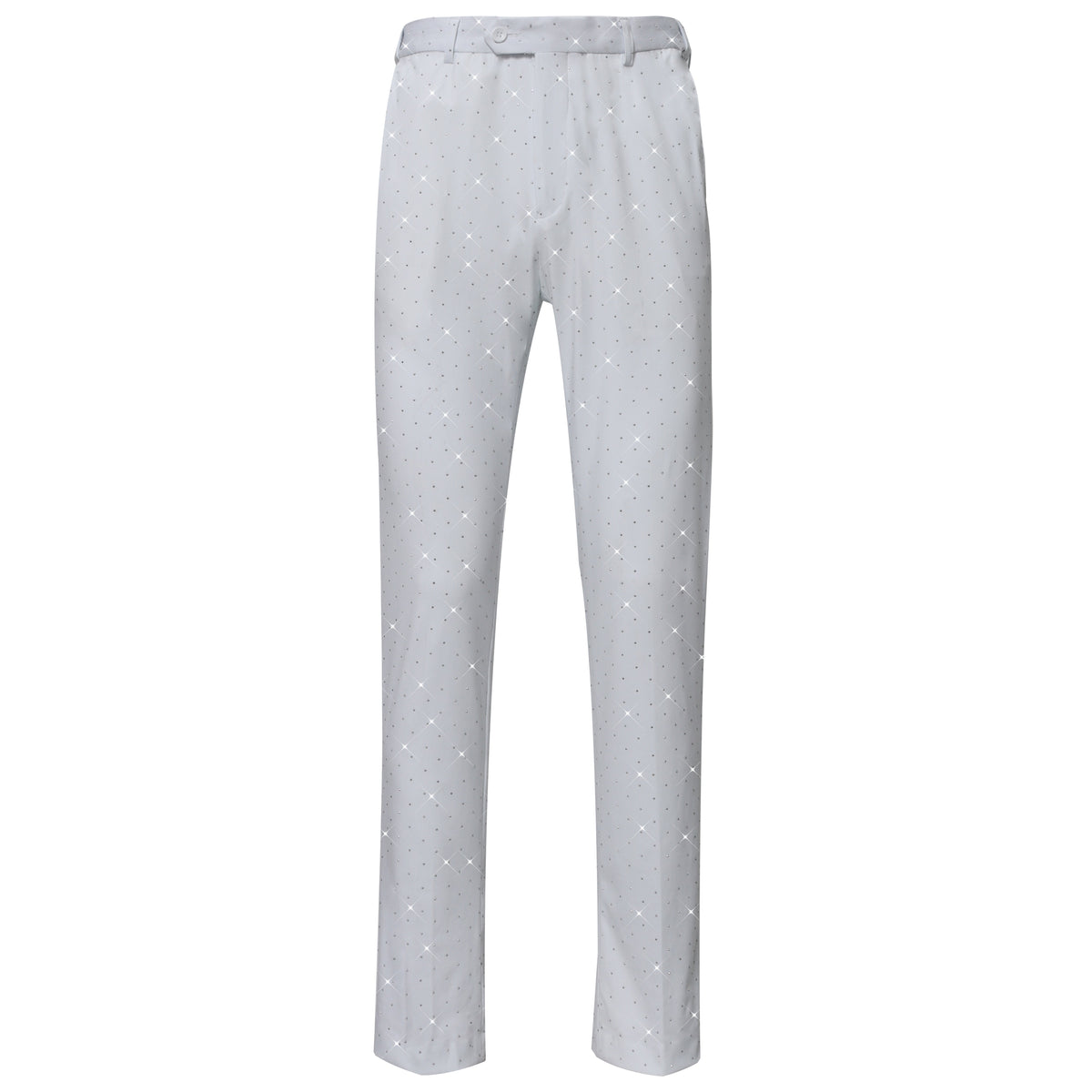 Dapper Details Pants WHITE/SILVER