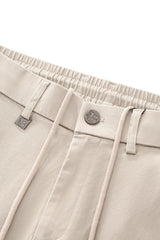 Apex Drawstring Stretch Pants BEIGE