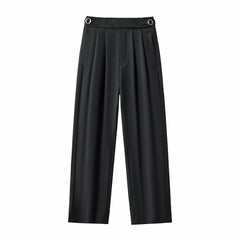 Wellington Side-Tab Trousers BLACK